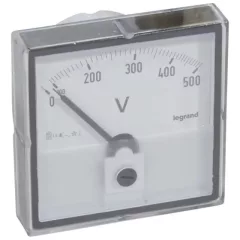   Legrand 014660 Lexic V mérő analóg 0-500V AC kerek kivágású ( Legrand 014660 )