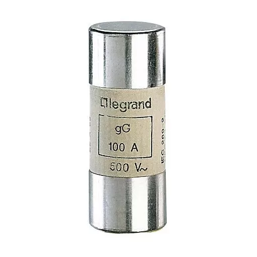 Legrand 015396 Lexic hengeres olvadóbiztosító 100A gG 22 x58 ütőszeg nélkül ( Legrand 015396 )