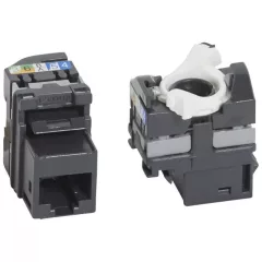   Legrand 033180 RJ45 Keystone port Cat5e árnyékolatlan (UTP) LCS2 gyorscsatlakozós 180° 100MHz 1Gigabit ( Legrand 033180 )
