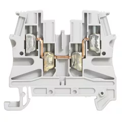   Legrand 037169 Viking3 fázis 4mm2 2-2 be-/kimenet sorkapocs szürke 1 emeletes csavarral ( Legrand 037169 )