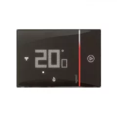   Legrand Netatmo 049039 Smarther2 okos termosztát süllyesztett fekete színű csavaros sorkapcsos (230V~ L+N) közvetlen Wi-fi csatlakozás Legrand/Netatmo