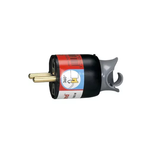 Legrand 050173 Földelt csatlakozódugó 360°-ban elforgatható, fekete-szürke ( Legrand 050173 )