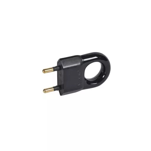 Legrand 050309 2P csatlakozódugó 2,5A, fekete műanyag ( Legrand 050309 )