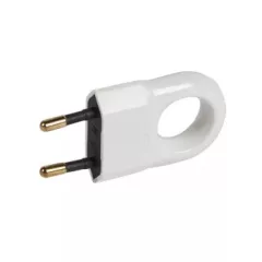   Legrand 050310 2P csatlakozódugó 2,5A, fehér műanyag ( Legrand 050310 )