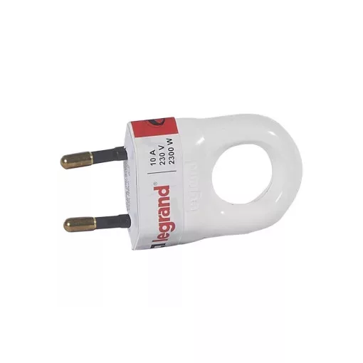 Legrand 050312 2P csatlakozódugó 10A, fehér műanyag ( Legrand 050312 )