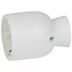   Legrand 050317 2P+F földelt, hátsó bekötésű műanyag csatlakozóaljzat, fehér ( Legrand 050317 )