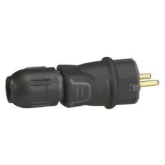   Legrand 050340 Gumi földelt csatlakozódugó, földelt, hátsó bekötésű ( Legrand 050340 )