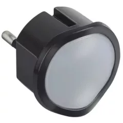   Legrand 050679 Csatlakozódugó tartalékvilágítással, LED, fényerőszabályozható, fekete ( Legrand 050679 )