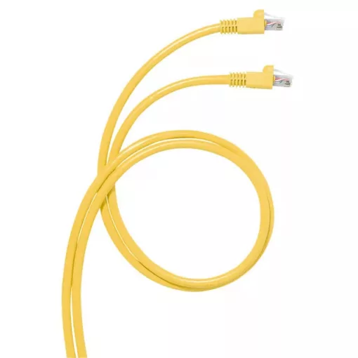 Legrand 051523 konszolidációs patch kábel RJ45-RJ45 Cat6A árnyékolt (S/FTP) LSZH (LSOH) 8 méter sárga d: 6 mm AWG26 LCS3 ( Legrand 051523 )