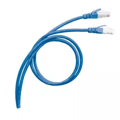   Legrand 051754 patch kábel RJ45-RJ45 Cat6 árnyékolt (S/FTP) PVC 3 méter kék d: 6,2mm AWG27 LCS3 ( Legrand 051754 )