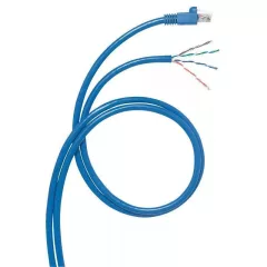   Legrand 051796 konszolidációs patch kábel RJ45-AWG Cat6 árnyékolt (F/UTP) AWG24 LSZH (LSOH) kék d: 6 mm 8 méter LCS3 ( Legrand 051796 )