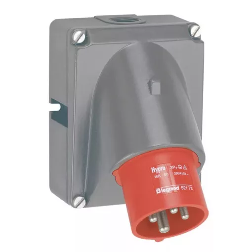 Legrand 052174 Hypra Dfrm-164k06 400V~ IP44 rögzíthető dugó ( Legrand 052174 )