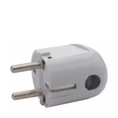   Legrand 054365 2P+F csatlakozódugó, műanyag, oldalsó bekötésű, fehér ( Legrand 054365 )