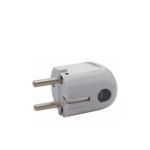 Legrand 054365 2P+F csatlakozódugó, műanyag, oldalsó bekötésű, fehér ( Legrand 054365 )