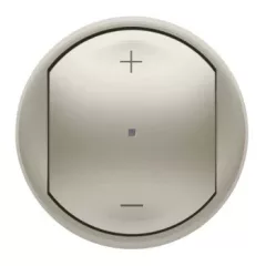   Legrand 065184A Céliane 3 vezetékes nyomógombos fényerőszabályzó burkolat, titánium (Legrand 065184A)