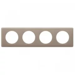 Legrand 066614 Céline 4-es keret kvarc ( Legrand 066614 )