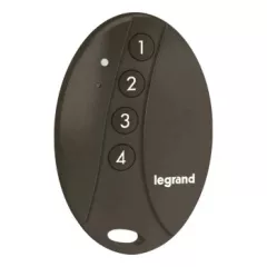   Legrand Netatmo 067695 Univerzális okos szcenárió kapcsoló (távvezérlő) Home + Control alkalmazásban beállított 4 db egyedi szcenárió indítására; elemmel szállítva fekete