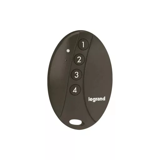 Legrand Netatmo 067695 Univerzális okos szcenárió kapcsoló (távvezérlő) Home + Control alkalmazásban beállított 4 db egyedi szcenárió indítására; elemmel szállítva fekete