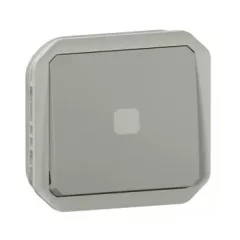   Legrand Plexo 55 069504L vízmentes IP55 időzítőkapcsoló, szürke burkolattal, jelzőfénnyel , ( szerelhető kivitel ), 230V, Legrand 069504L
