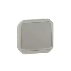   Legrand Plexo 55 069542L vízmentes IP55 egypólusú nyomó (N101), szürke burkolattal, jelzőfénnyel , ( szerelhető kivitel ), 10A 250V, Legrand 069542L
