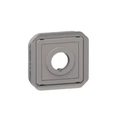   Legrand Plexo 55 069568L vízmentes IP55 Mosaic ozmo adapter csapófedél nélkül, szürke burkolattal, ( szerelhető kivitel ), Legrand 069568L