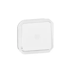   Legrand Plexo 55 069604L vízmentes IP55 időzítőkapcsoló jelzőfénnyel, fehér burkolattal, jelzőfénnyel , ( szerelhető kivitel ), 230V, Legrand 069604L