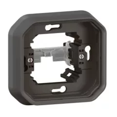   Legrand Plexo 55 069609L vízmentes IP55 egyes keret körmökkel, antracit színben, ( szerelhető kivitel ), Legrand 069609L