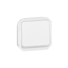   Legrand Plexo 55 069616L vízmentes IP55 váltóérintkezős nyomó (106), fehér burkolattal, jelzőfénnyel , ( szerelhető kivitel ), 10A 250V, Legrand 069616L