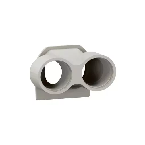 Legrand Plexo 55 069650L vízmentes IP55 tömszelence 2 bemenettel PG16,, szürke színben, Legrand 069650L