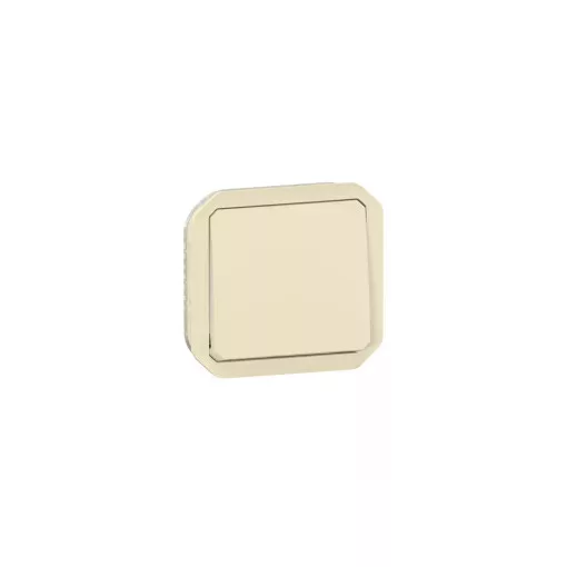 Legrand Plexo 55 069808L vízmentes IP55 váltókapcsoló (106), elefántcsont burkolattal, kerettel, süllyesztett kivitel ( összeszerelt ), 10A 250V, Legrand 069808L