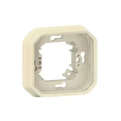   Legrand Plexo 55 069890L vízmentes IP55 egyes keret, elefántcsont színben, ( szerelhető kivitel ), Legrand 069890L