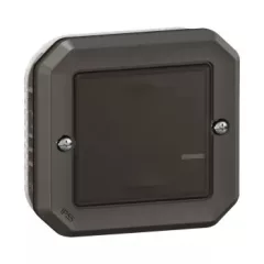   Legrand Plexo 55 069895L vízmentes IP55 Netatmo okos kapcsoló/dimmer (végrehajtó), antracit burkolattal, kerettel, süllyesztett kivitel ( összeszerelt ), Legrand 069895L