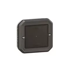   Legrand Plexo 55 069896L vízmentes IP55 Netatmo okos kapcsoló/dimmer (végrehajtó), antracit burkolattal, kerettel, süllyesztett kivitel ( összeszerelt ), Legrand 069896L