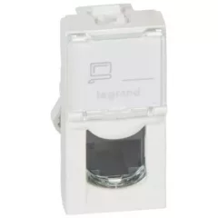   Legrand 076551 Program Mosaic LCS2 RJ45 aljzat Cat 5e UTP, 1 modul, fehér ( Legrand 076551 )