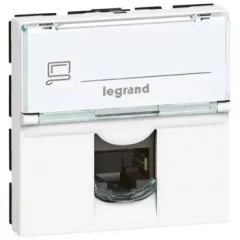   Legrand 076564 Program Mosaic LCS2 RJ45 aljzat Cat 6 UTP, 2 modul, fehér ( Legrand 076564 )