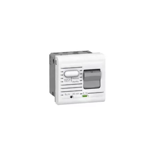 Legrand 077533 Program Mosaic 1P ÁVK 10A 2m, 10mA, fehér ( Legrand 077533 )