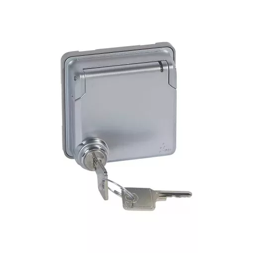 Legrand 077884 Soliroc átalakító adapter zárható csapófedéllel, vandálbiztos IK10 ( Legrand 077884 )