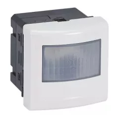   Legrand 078459A Program Mosaic mozgásérzékelős (PIR) kapcsoló, 2-150 W (LED max. 100 W), 2 vezetékes, beépített nyomóval, fehér (Legrand 078459A)