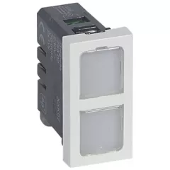   Legrand 078502 Program Mosaic jelzőfény 1m, dupla, 230V~ ( Legrand 078502 )