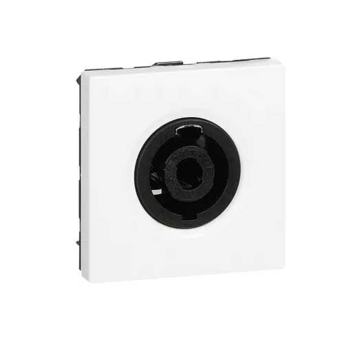 Legrand 078760 Program Mosaic Speakon aljzat, 4 tűs, 2m, fehér ( Legrand 078760 )