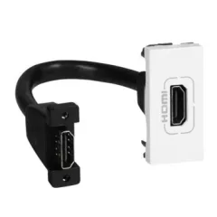   Legrand 078778 Program Mosaic HDMI aljzat, 1 modulos, elővezetékezett, fehér ( Legrand 078778 )