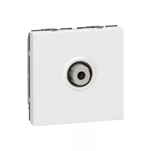 Legrand 078780 Program Mosaic TV aljzat "F" aljzat, 2 modulos, fehér ( Legrand 078780 )