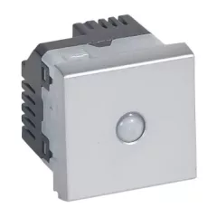   Legrand079215 Program Mosaic energiatakarékos kapcsoló, 10AX - 250 V~, 160°, 2 modul széles, alumínium ( Legrand079215 )
