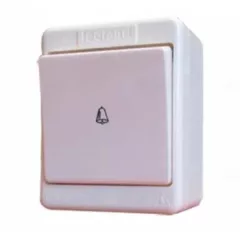   Legrand 083910 Kontállux IP44 egypólusú nyomó csengőjellel fehér ( Legrand 083910 )