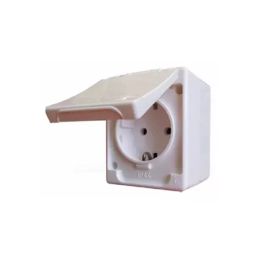 Legrand 083913 Kontállux IP44 2P+F csatlakozóaljzat fehér ( Legrand 083913 )