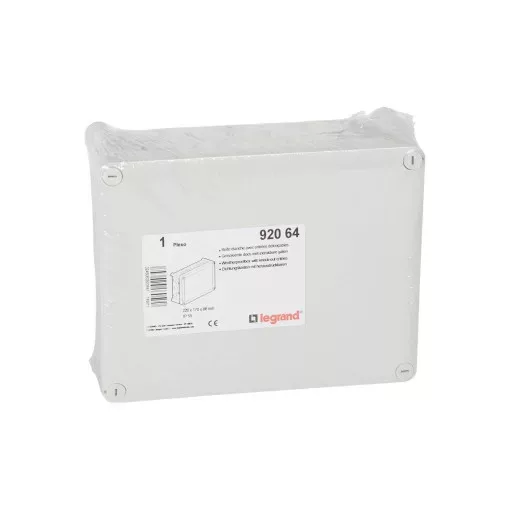 Legrand 092064 Plexo doboz téglalap alakú, 220×170×86 mm, szürke ( Legrand 092064 )