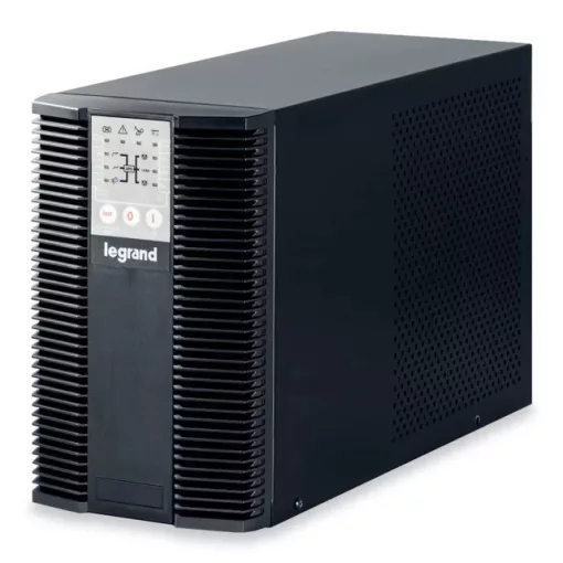 Legrand 310155 KEOR LP 1 kVA 5 perc BEM: C14 KIM: 3xC13+1xFR RS232 SNMP szlot online kettős konverziós szünetmentes torony (UPS) ( Legrand 310155 )