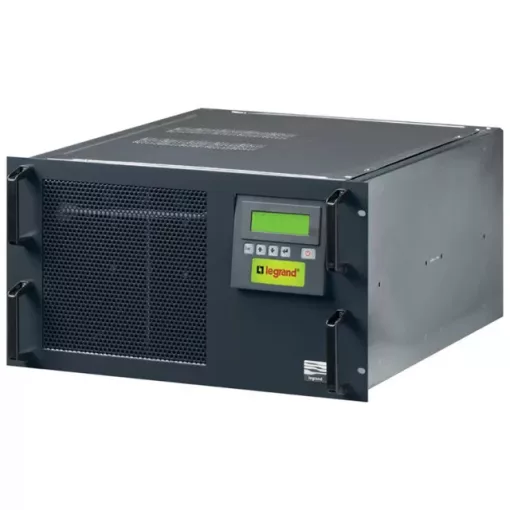 Legrand 310383 MEGALINE 3,75 kVA 13 perc BEM: Schuko/FR dugó KIM: 4xSchuko RS232 online kettős konverziós szünetmentes rack (UPS) ( Legrand 310383 )