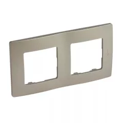   Legrand Niloé 397062 2-es pezsgő keret függőleges és vízszintes elhelyezéssel (Legrand 397062)