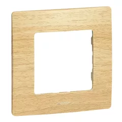   Legrand Niloé 397095 1-es világos fa dekor keret (Legrand 397095)